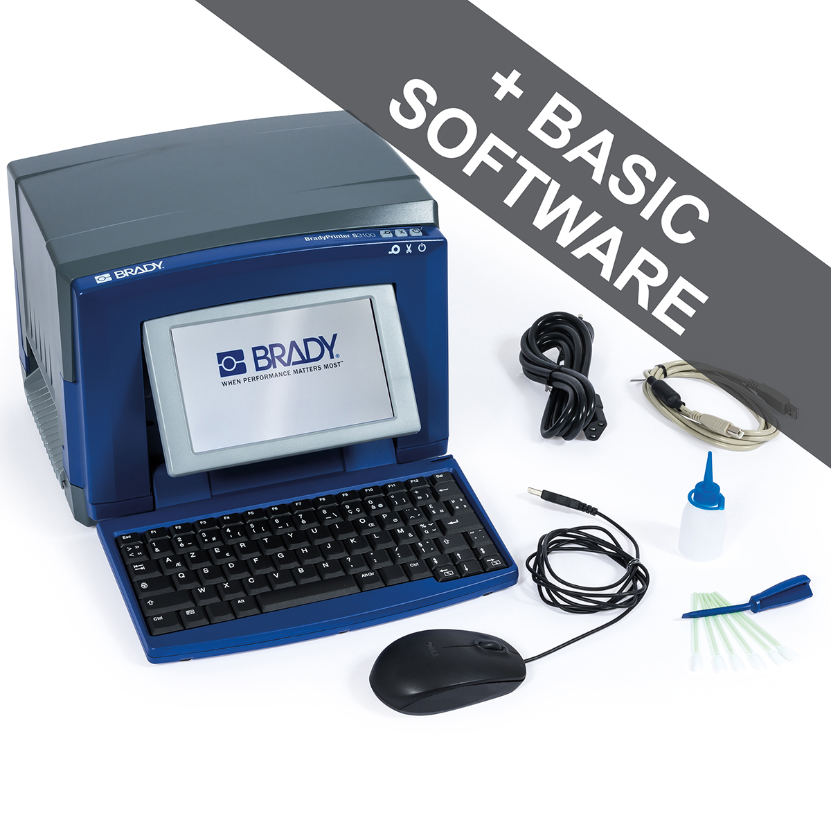 Wifi Özellikli S3100 İşaret ve Etiket Yazıcısı QWERTY EU