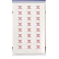 Emniyet Korumalı Vinil Film - WARRANTY VOID IF SEAL IS BROKEN Etiketler